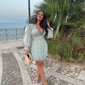 Elegant Mint Green Women's Dress